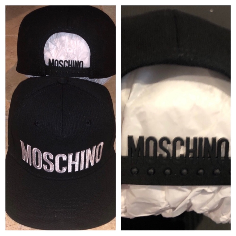 Moschino Limited Hat SnapBack w/Moschino Words On Back 2 Dior givenchy gucci all